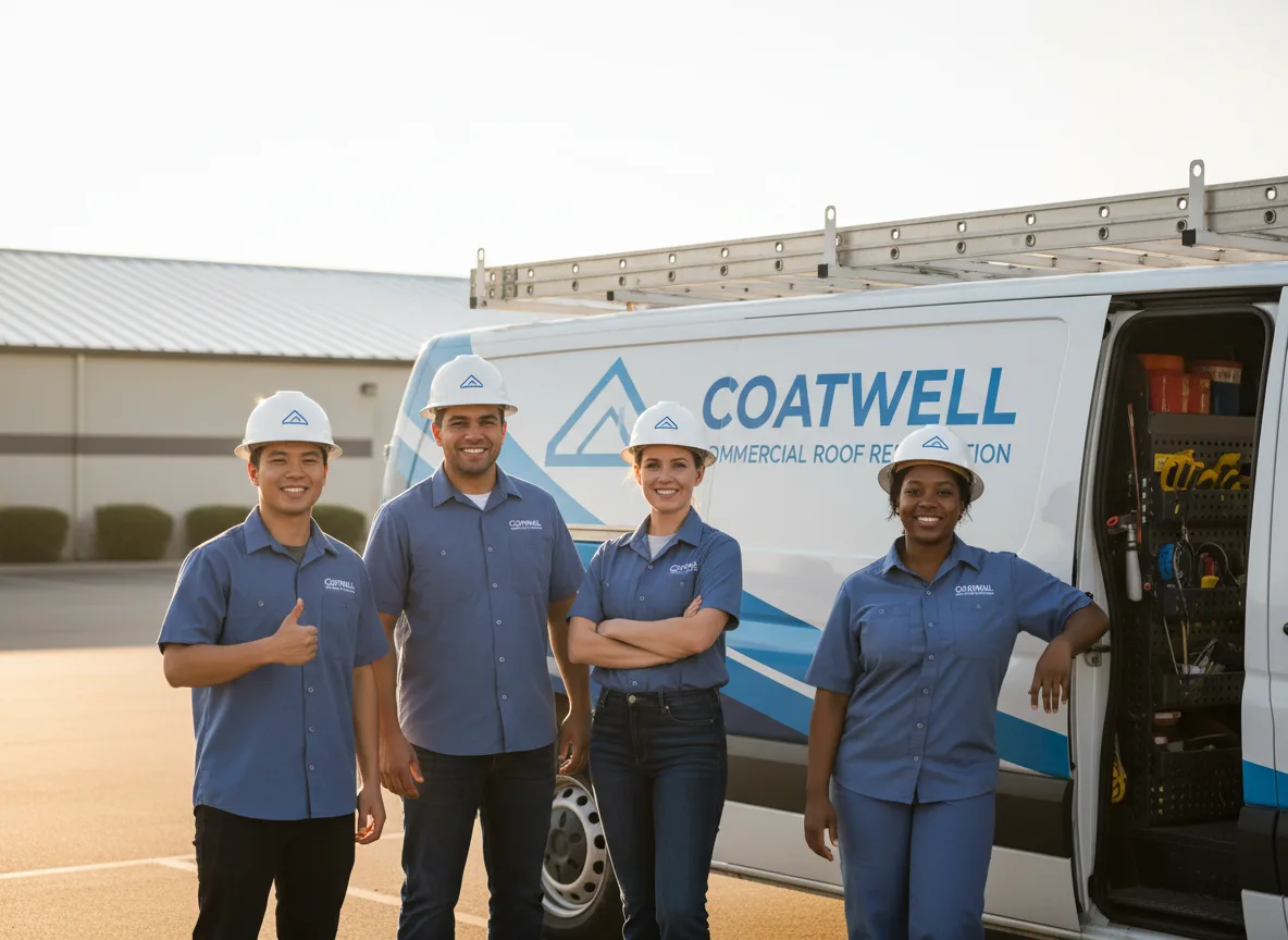 Commercial roof coating company in Flynn, TX